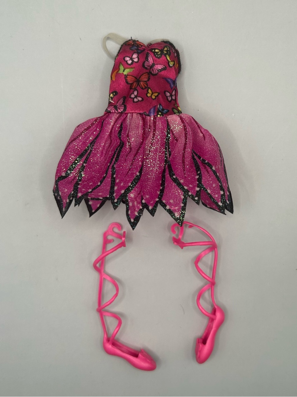 Barbie Butterfly Fairy Dress Shoes Pink 2007 Magic Mariposa Fairytopia Mattel